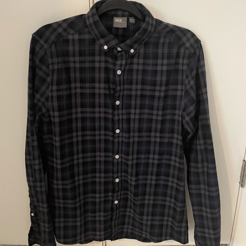 ASOS Men’s Plaid Button Down Shirt